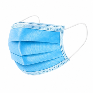 (3600) Masques de protection bleus, sac de 50