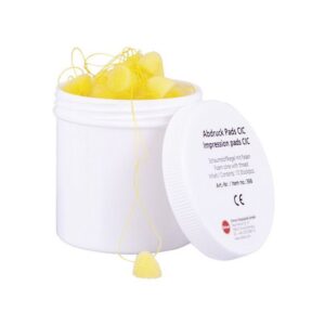 Protège tympan mousse conique jaune, CIC (paquet de 100)